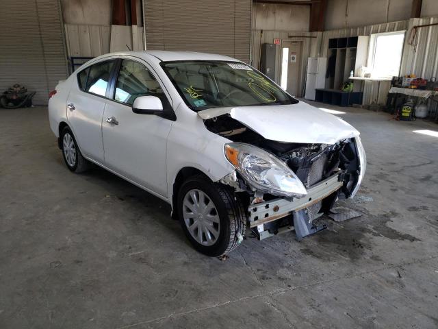 3N1CN7AP9DL848148 - 2013 NISSAN VERSA S WHITE photo 1