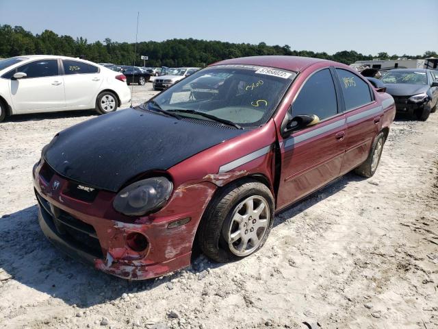 1B3ES56C05D129906 - 2005 DODGE NEON SRT RED photo 2