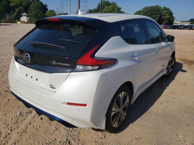 1N4BZ1DV3NC559130 - 2022 NISSAN LEAF SL PL WHITE photo 4