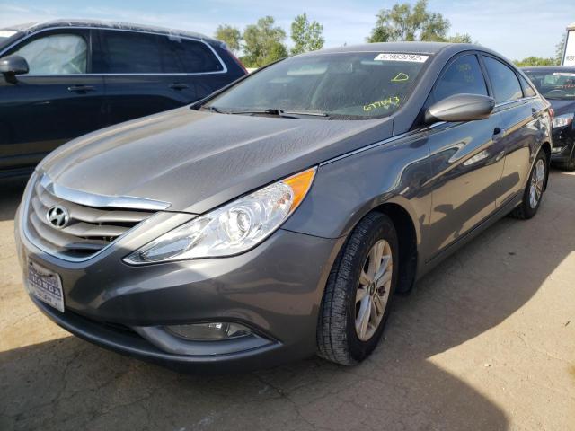 5NPEB4AC2DH677043 - 2013 HYUNDAI SONATA GLS GRAY photo 2