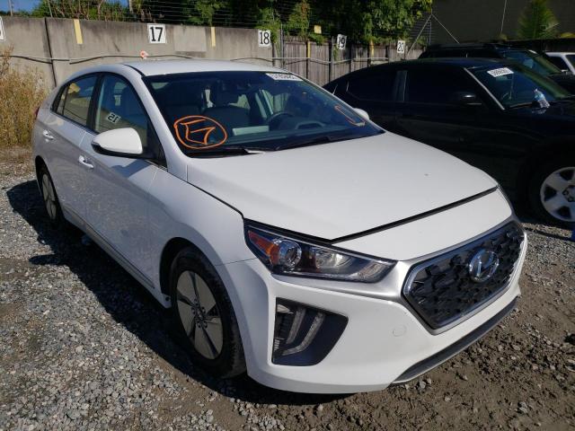 KMHC75LC5MU255281 - 2021 HYUNDAI IONIQ SE WHITE photo 1