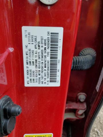 19UUB2F5XHA000461 - 2017 ACURA TLX TECH RED photo 10
