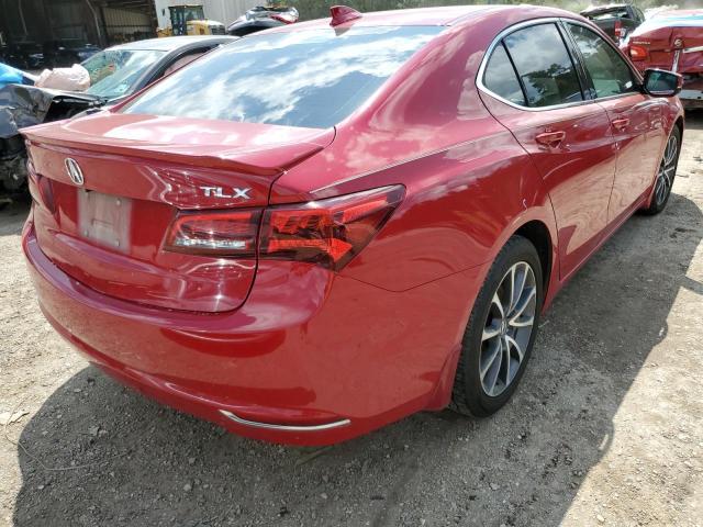 19UUB2F5XHA000461 - 2017 ACURA TLX TECH RED photo 4
