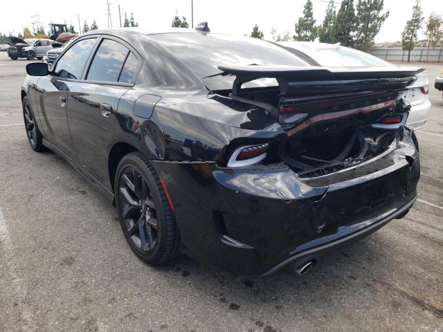 2C3CDXHG4LH162617 - 2020 DODGE CHARGER GT BLACK photo 3