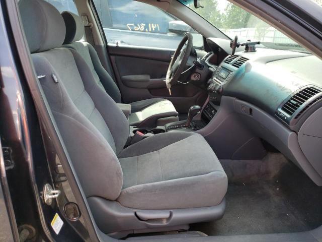 3HGCM56487G710893 - 2007 HONDA ACCORD LX BLUE photo 5