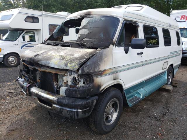 2B6KB31Y8TK188248 - 1996 DODGE RAM VAN B3 WHITE photo 2