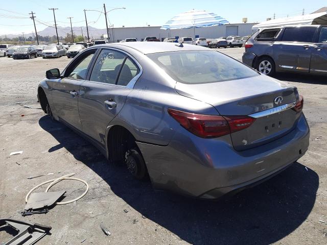 JN1EV7BP4MM707114 - 2021 INFINITI Q50 LUXE GRAY photo 3