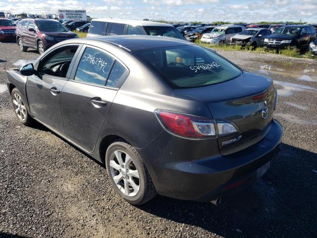 JM1BL1VF3B1378863 - 2011 MAZDA 3 I GRAY photo 3