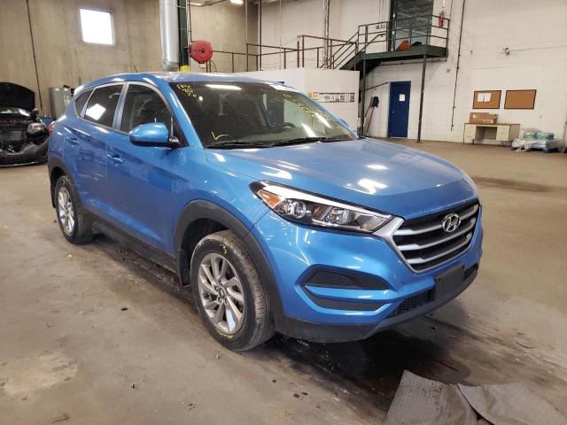 KM8J2CA49JU641302 - 2018 HYUNDAI TUCSON SE BLUE photo 1