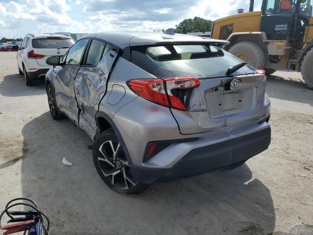 JTNKHMBX1K1051891 - 2019 TOYOTA C-HR XLE SILVER photo 3