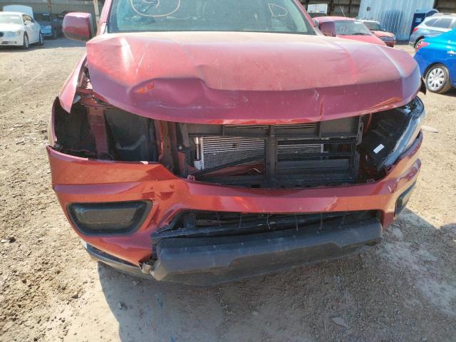 1GCGSCE37G1316707 - 2016 CHEVROLET COLORADO L RED photo 9