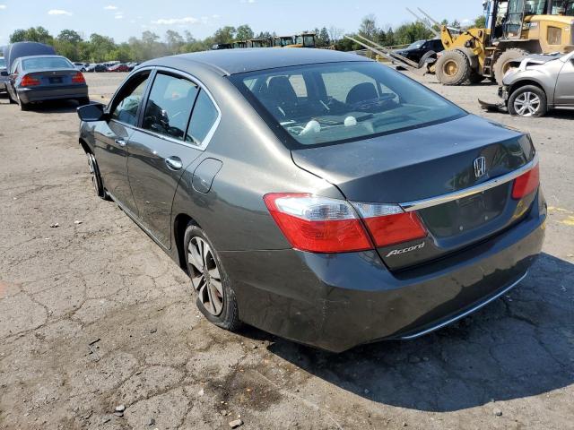 1HGCR2F38EA210736 - 2014 HONDA ACCORD LX GRAY photo 3