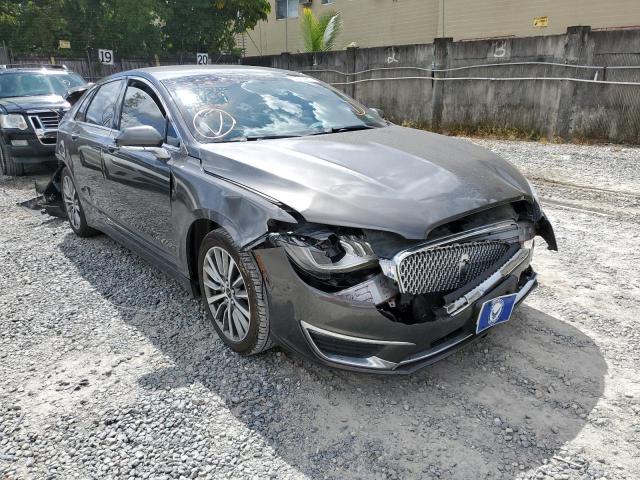 3LN6L5A92HR614163 - 2017 LINCOLN MKZ PREMIE GRAY photo 1