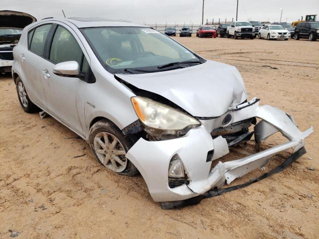 JTDKDTB31C1015742 - 2012 TOYOTA PRIUS C SILVER photo 1