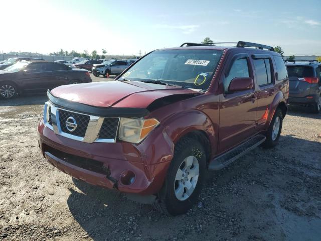 5N1AR18U56C633183 - 2006 NISSAN PATHFINDER RED photo 2