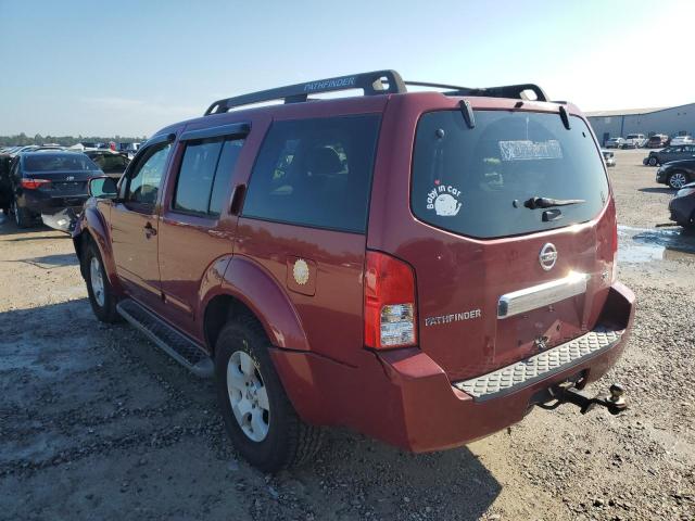 5N1AR18U56C633183 - 2006 NISSAN PATHFINDER RED photo 3