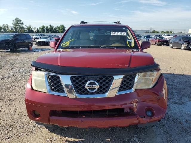 5N1AR18U56C633183 - 2006 NISSAN PATHFINDER RED photo 9