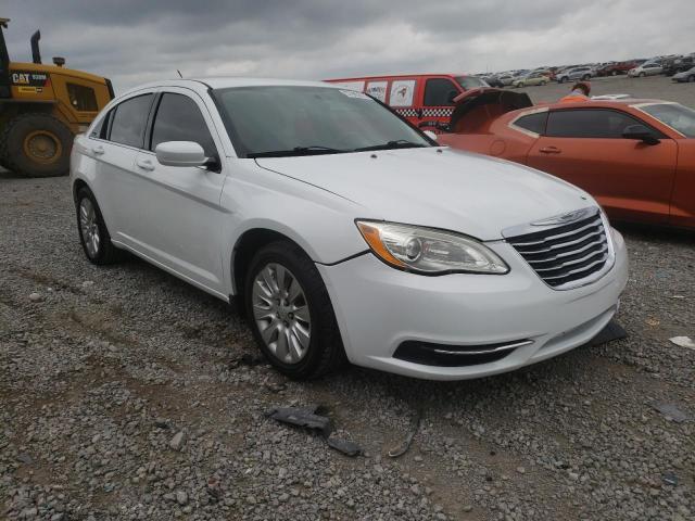 1C3CCBAB9EN125142 - 2014 CHRYSLER 200 LX WHITE photo 1