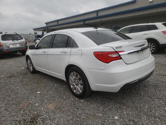 1C3CCBAB9EN125142 - 2014 CHRYSLER 200 LX WHITE photo 3