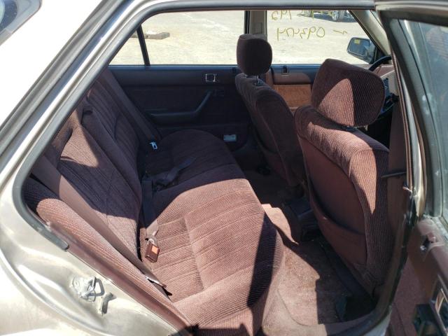 JHMCA5647KC080995 - 1989 HONDA ACCORD LXI TAN photo 6