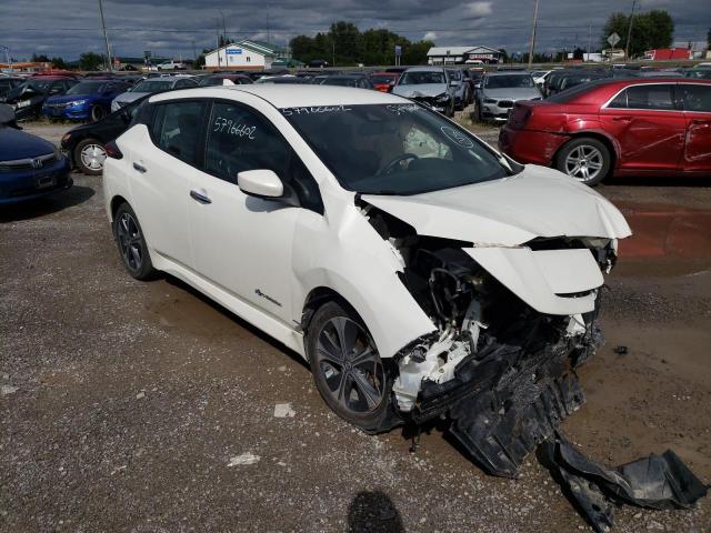 1N4AZ1CP7JC316641 - 2018 NISSAN LEAF S WHITE photo 1