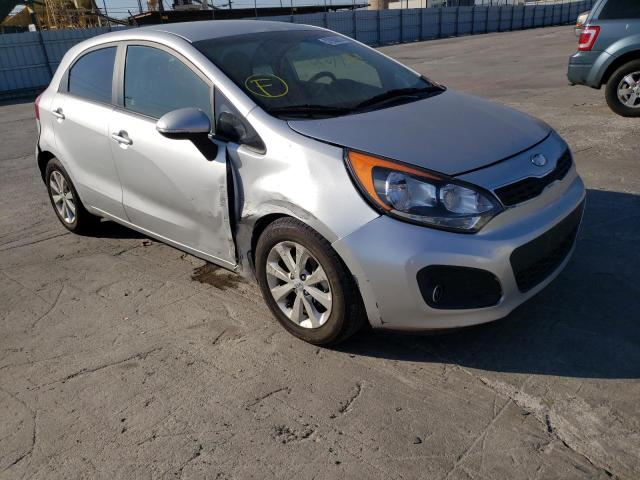 KNADN5A39D6284740 - 2013 KIA RIO SILVER photo 9