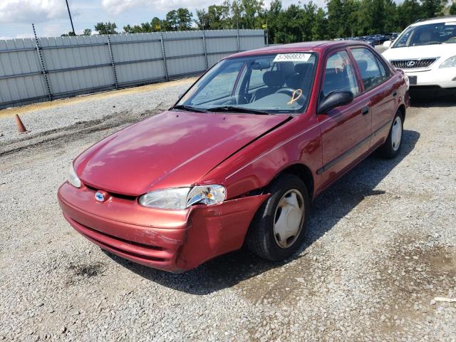 1Y1SK52851Z448424 - 2001 CHEVROLET GEO PRIZM წითელი ფოტო 9