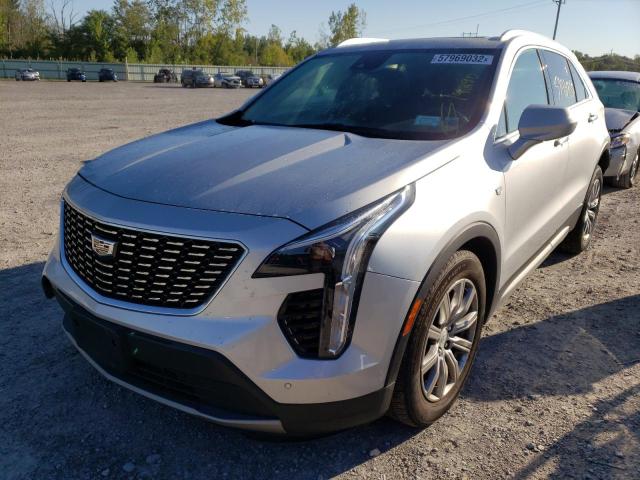 1GYFZDR47KF181847 - 2019 CADILLAC XT4 PREMIU SILVER photo 2