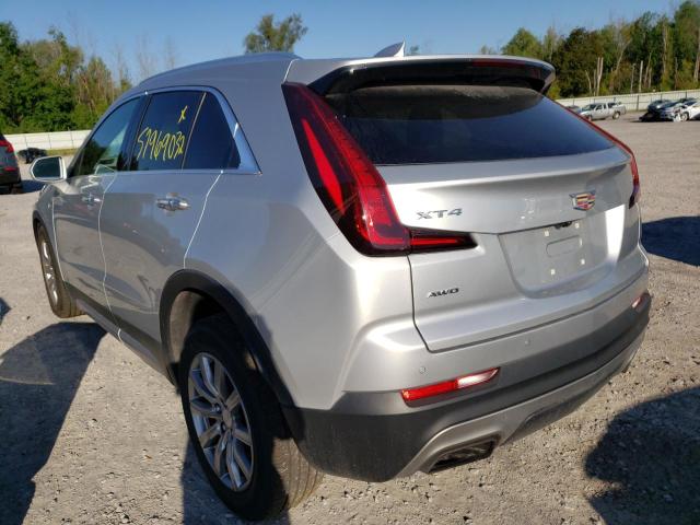 1GYFZDR47KF181847 - 2019 CADILLAC XT4 PREMIU SILVER photo 3