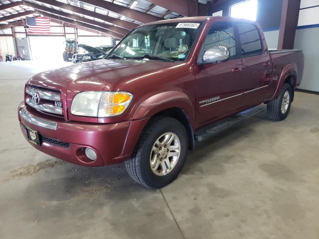 5TBDT44134S459862 - 2004 TOYOTA TUNDRA DOU BURGUNDY photo 2