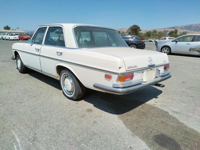 10806712002387 - 1972 MERCEDES-BENZ 280 SE WHITE photo 3