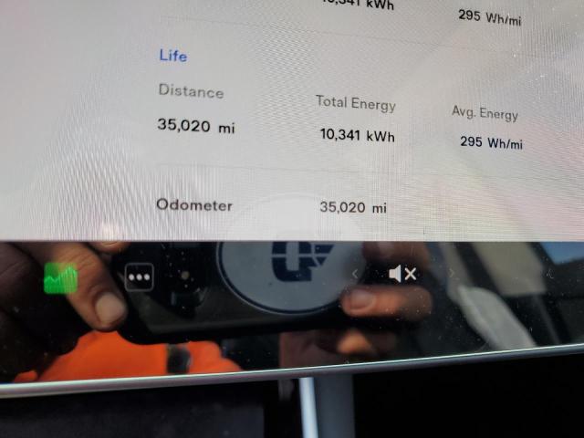 5YJYGDEE0LF041907 - 2020 TESLA MODEL Y Blanc photo 8