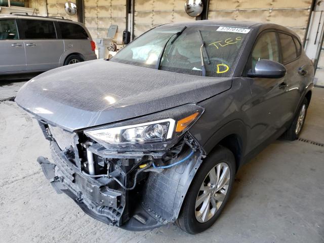 KM8J2CA48KU960143 - 2019 HYUNDAI TUCSON SE SILVER photo 2