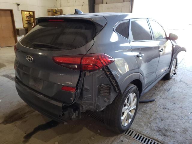 KM8J2CA48KU960143 - 2019 HYUNDAI TUCSON SE SILVER photo 4