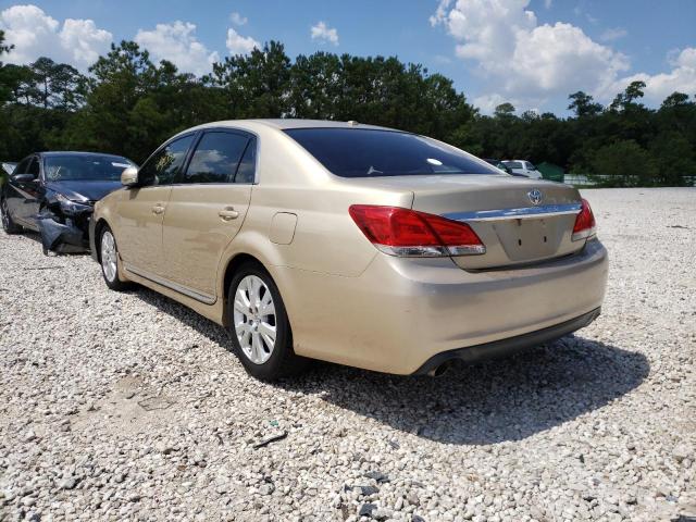 4T1BK3DB9BU380009 - 2011 TOYOTA AVALON BAS 棕色 照片 3