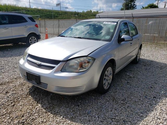 1G1AD5F53A7147097 - 2010 CHEVROLET COBALT 1LT SILVER photo 2