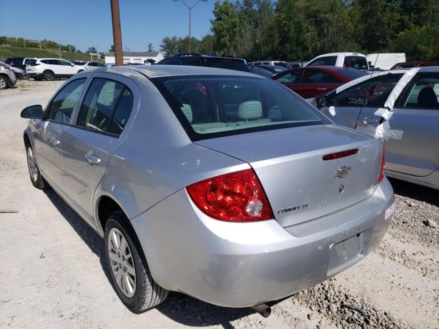 1G1AD5F53A7147097 - 2010 CHEVROLET COBALT 1LT SILVER photo 3