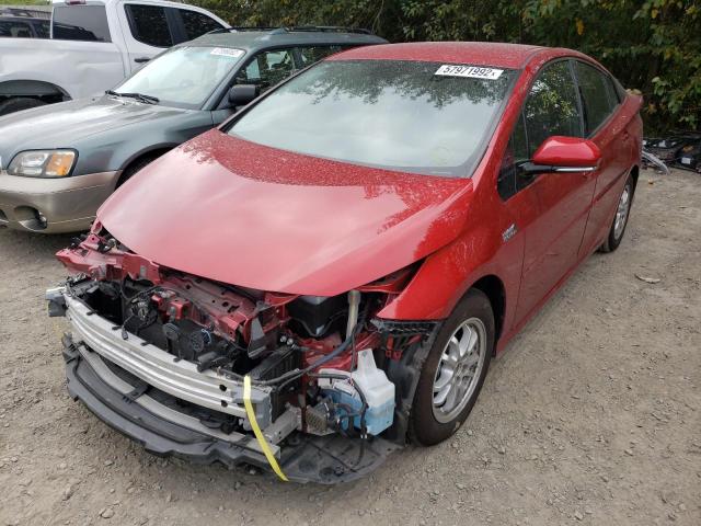 JTDKARFP3H3009896 - 2017 TOYOTA PRIUS PRIM 红色 照片 2