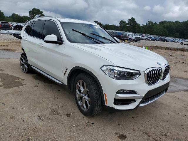 5UXTY5C05M9D71432 - 2021 BMW X3 XDRIVE3 WHITE photo 1