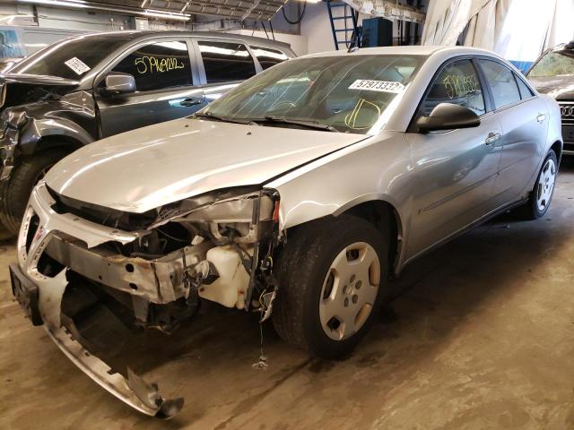 1G2ZF57B684153484 - 2008 PONTIAC G6 VALUE L SILVER photo 2