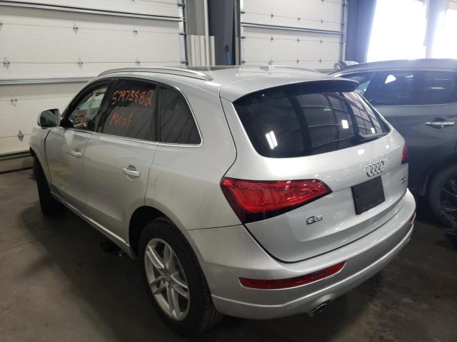 WA1CMAFP0EA102342 - 2014 AUDI Q5 TDI PRE SILVER photo 3