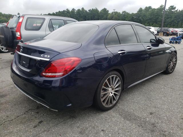 55SWF6EB5JU250406 - 2018 MERCEDES-BENZ C 43 4MATI BLUE photo 4