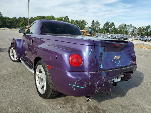 1GCES14P34B109205 - 2004 CHEVROLET SSR 紫色 照片 3