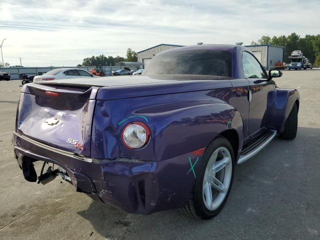 1GCES14P34B109205 - 2004 CHEVROLET SSR 紫色 照片 4