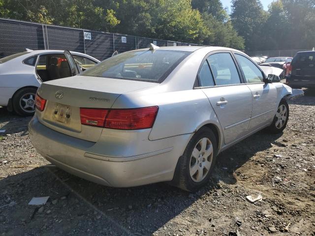 5NPET46CX9H522124 - 2009 HYUNDAI SONATA GLS SILVER photo 4