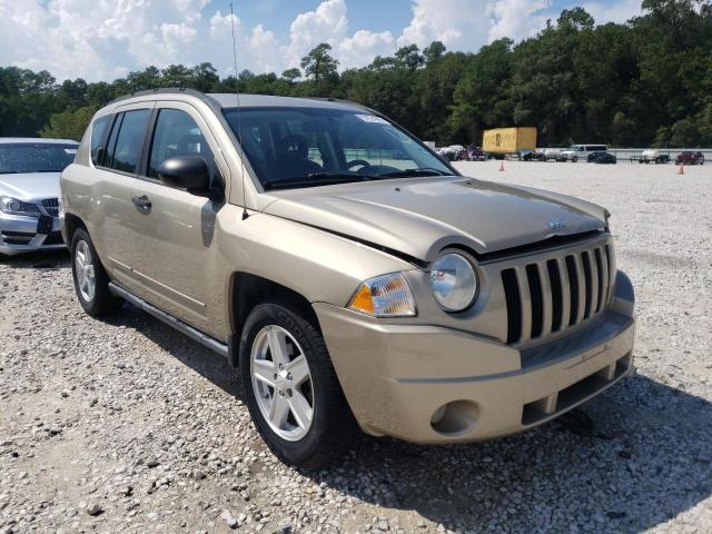 1J4FT47A09D228636 - 2009 JEEP COMPASS SP BEIGE photo 1