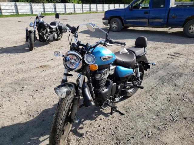 ME3FDP203MV301299 - 2021 ROYAL ENFIELD MOTORS METEOR 350 BLUE photo 2