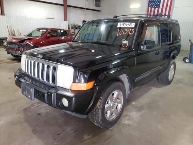 1J8HH58NX6C126343 - 2006 JEEP COMMANDER შავი ფოტო 2