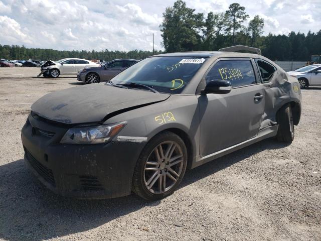 JTKJF5C73C3042425 - 2012 TOYOTA SCION TC GRAY photo 2
