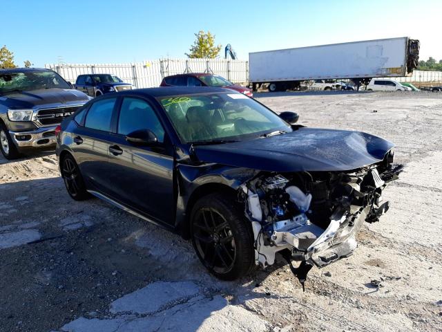 2HGFE2F5XNH588813 - 2022 HONDA CIVIC SPOR CHARCOAL photo 1